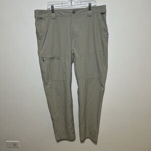 Simms Pants Men XL 40x30 Beige Fishing Camping Hiking Cargo Outdoors Performance